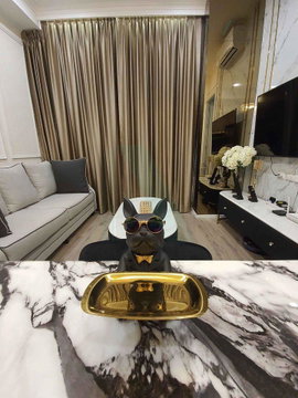 ð For Rent Condo KNIGHTSBRIDGE COLLAGE RAMKHAMHAENG Building 1, Floor 15,2 bed room, Room size 43.00 sqm