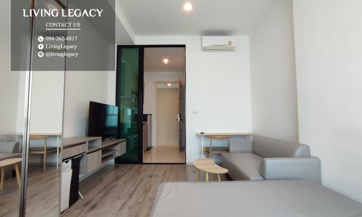 รูป SGCW3H เช่าด่วน คอนโด KnightsBridge Collage Ramkhamhaeng 23 ตร.ม. | ชั้น 11 | 1 ห้องนอน | 1 ห้องน้ำ 10,000 บาท/เดือน line id : @livinglegacy - รูปที่ 6/20