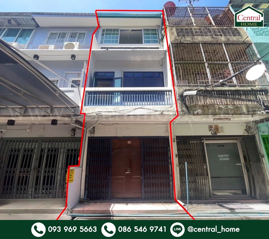รูป อาคารพาณิชย์ 3 ชั้น ซอยเจริญกรุง 61 สาทร รีโนเวทใหม่ - รูปที่ 1/20