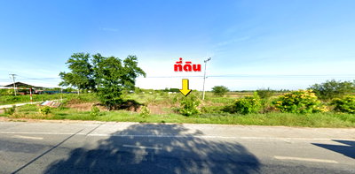 ที่ดิน นิคมบางปะอิน : ขายถูก !! ที่ดินติดถนน 347 เส้นหลัก 6-3-55 ไร่ อยุธยา บางปะอิน ใกล้วัดทุ่งศรีโพธิ์