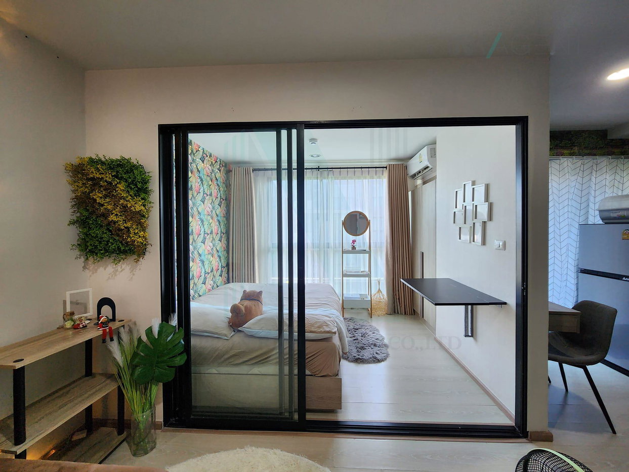 รูป ให้เช่าคอนโด ดิ เอ็กซ์เซล กรูฟ ลาซาล 52 อาคาร E ชั้น 7 1 ห้องนอน ขนาด 28.00 ตรม ใกล้ Big C ศรีนครินทร์ - รูปที่ 3/8