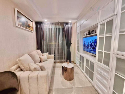 For rent, Supalai Wellington, 1 bedroom, 6th floor, Building 8, near MRT Cultural Center.