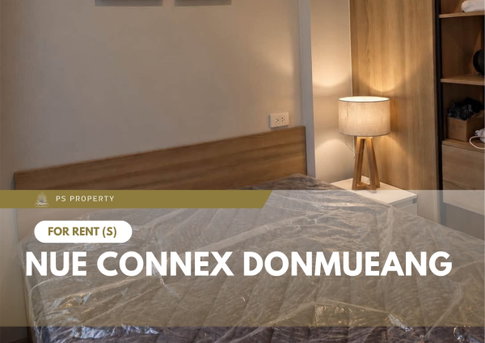 For Rent 🔥 Nue Connex Donmueang 🔥 Fully furnished and equipped with appliances; near Yaek Kor Por Aor BTS Station.