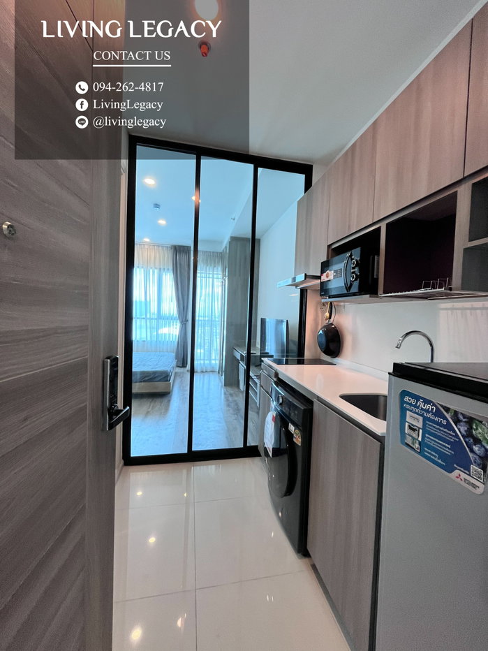 รูป SGCW3H เช่าด่วน คอนโด KnightsBridge Collage Ramkhamhaeng 23 ตร.ม. | ชั้น 11 | 1 ห้องนอน | 1 ห้องน้ำ 10,000 บาท/เดือน line id : @livinglegacy - รูปที่ 8/20