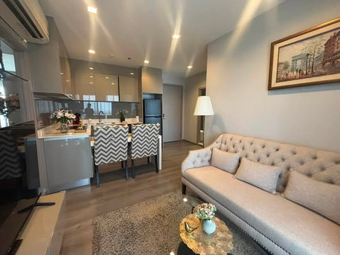 AA677508 | 2Bed | 2Bath | 52sqm | THB 28,000/mo | Fl.26 — The Politan Rive Nonthaburi