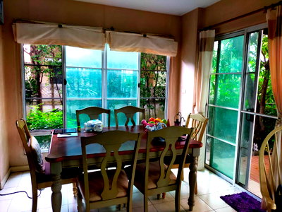 บ้านเดี่ยว นิคมลาดกระบัง : ขายบ้านเดี่ยว หมู่บ้านปาริชาต สุวินทวงศ์ พท.50.7 ตร.วา พร้อมอยู่ พร้อมโอน