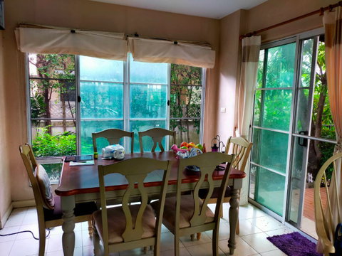 ขายบ้านเดี่ยว หมู่บ้านปาริชาต สุวินทวงศ์ พท.50.7 ตร.วา พร้อมอยู่ พร้อมโอน