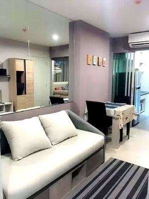 Condos for rent : AA326532 | 1Bed | 1Bath | BTS Samrong | 28sqm | THB 16,000/mo | Fl.8 — Sukhumvit 113 400 M. From Bangkok