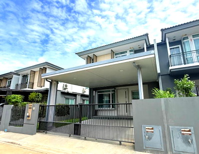 Twin houses for sale Design Village Phutthamonthon : 🏠 House for Sale : Inizio 3 Pinklao - Wongwaen   Property Code | LNP-H1155