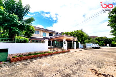 บ้านเดี่ยว เมืองปทุมธานี ปทุมธานี : ขายบ้านเดี่ยว 2 ชั้น 72 ตร.ว. หมู่บ้านปาริชาติ 345 บางคูวัด ปทุมธานี