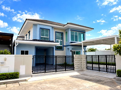 ทาวน์โฮม ม.นอร์ทกรุงเทพ วิทยาเขตรังสิต : 🏡ขายบ้านเดี่ยว พฤกษาวิลเลจ 24 รังสิต คลอง 3  รีโนเวทใหม่ 4 ห้องนอน