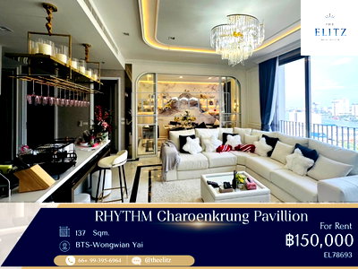 Condos for rent : ✨ Ultra  Luxury Riverside Residence - River view |  the most magnificent unit & near Thailand No. 1 International School ✨