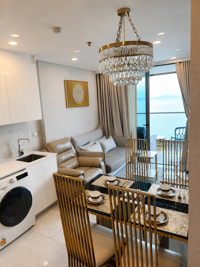 picture Copacabana Beach Jomtien for Rent | 40 SQM, 51st Floor, Large Balcony - 4/34
