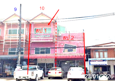 อาคารพาณิชย์ ลำปาง : อาคารพาณิชย์ 28 ตร.วา วังเหนือ ลำปาง 7.7M