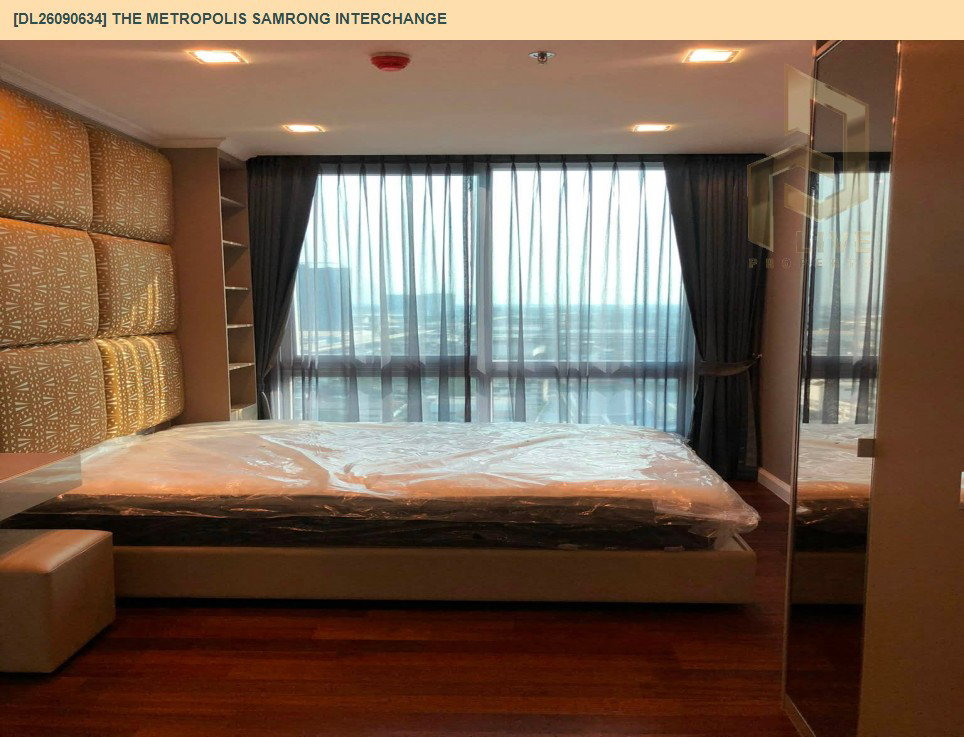 รูป DL26090634 ให้เช่าคอนโด เดอะ เมโทรโพลิส สำโรง อินเตอร์เชนจ์ (The Metropolis Samrong Interchange) ใกล้ BTS สำโรง พร้อมเข้าอยู่ โทรด่วน 0638692663 LineID @952jdxxk - รูปที่ 3/6