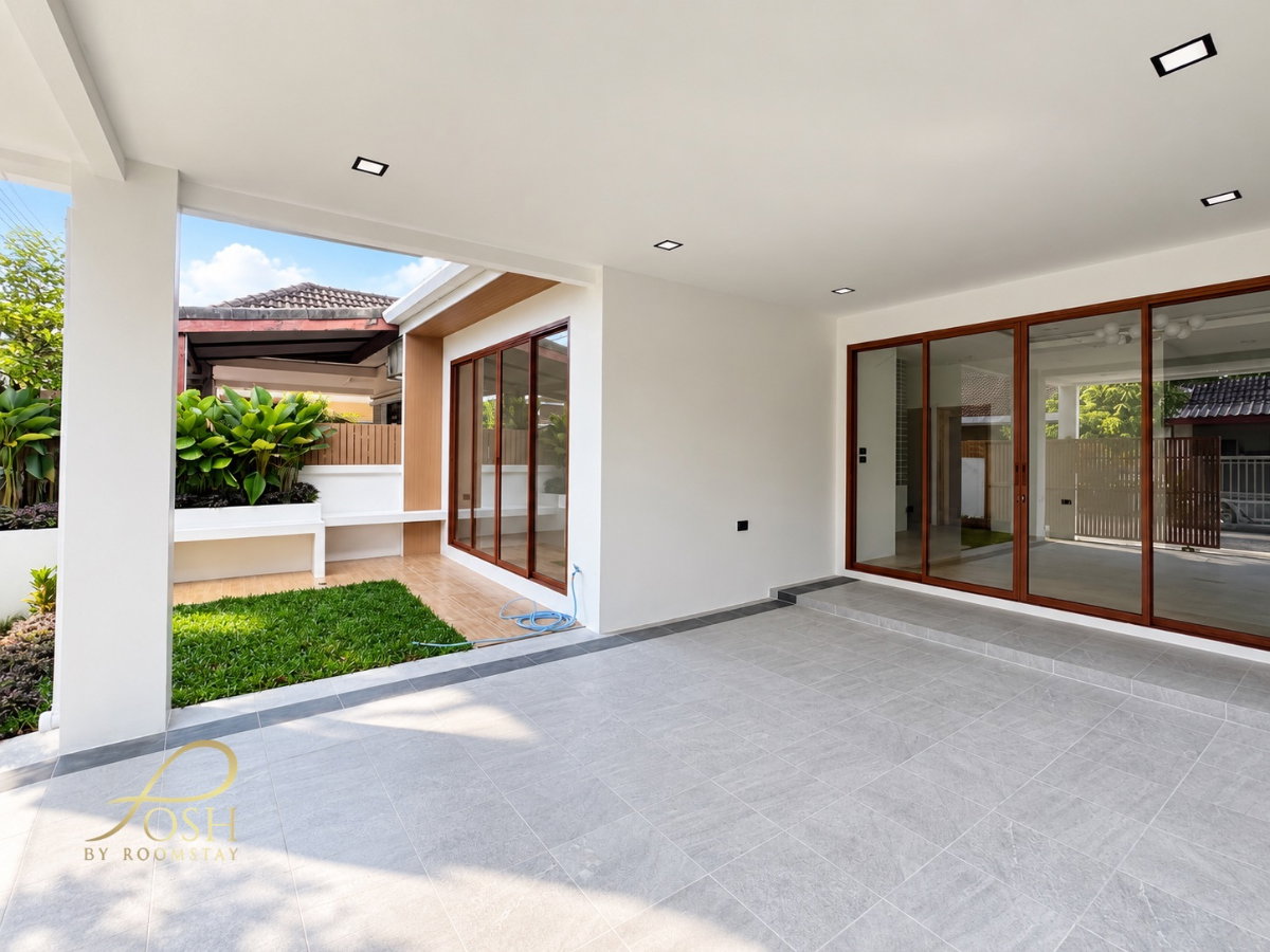 รูป ศรีสุชาติแกรนด์วิว 3 Srisuchart3 บ้านแฝดรีโนเวทใหม่ในสไตล์อบอุ่น มาพร้อมมุมสวนหน้าบ้าน ทำเลใกล้สามกอง รัษฎา บายพาส - รูปที่ 11/37
