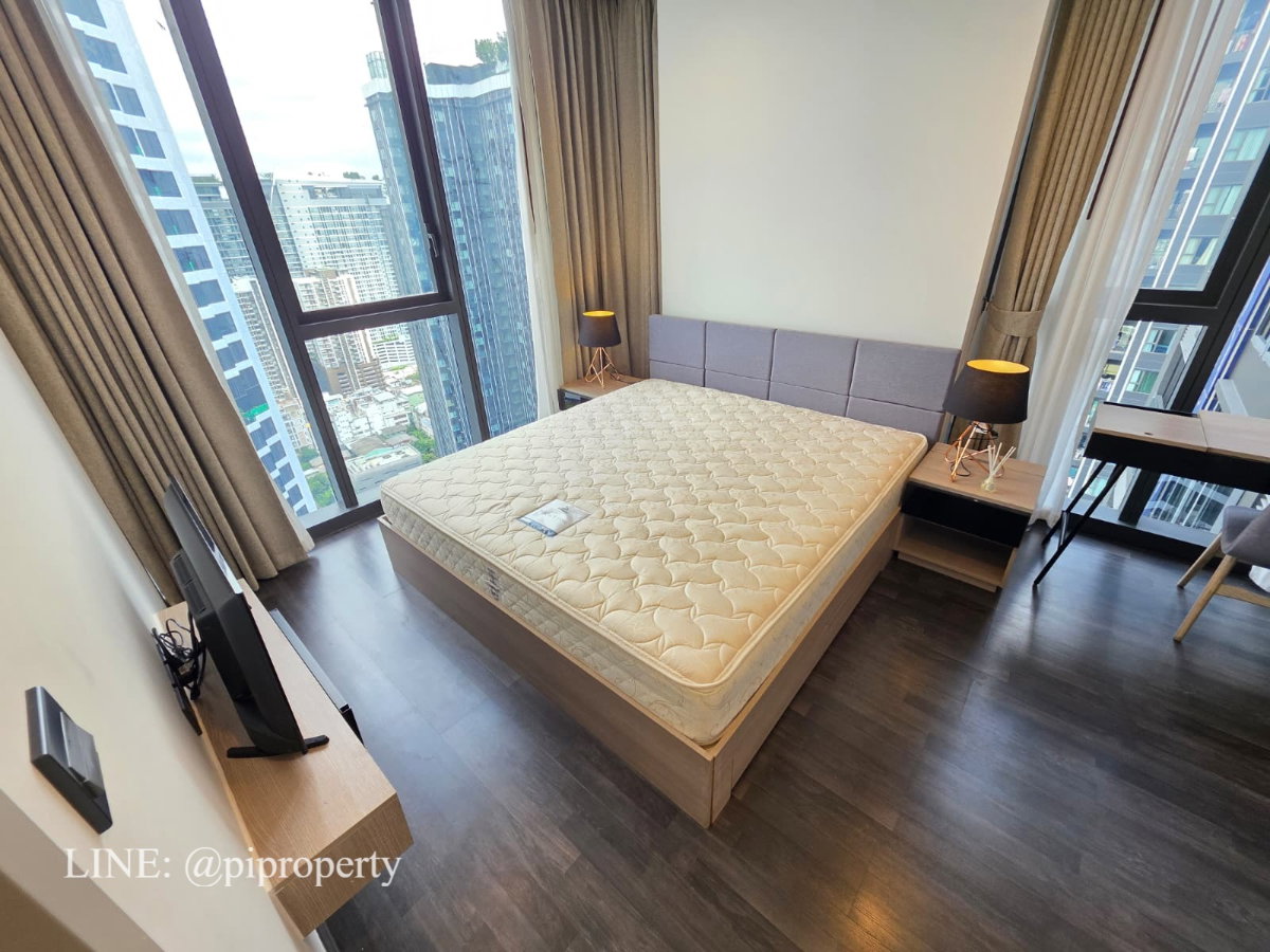 ให้เช่าห้องพัก 2 ห้องนอน ตกแต่งครบครัน ที่โครงการ THE LINE Asoke-Ratchada