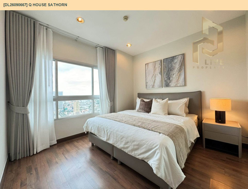 รูป DL26090667 ขายคอนโด คิว เฮ้าส์ คอนโด สาทร (Q House Sathorn) ใกล้ BTS กรุงธนบุรี พร้อมเข้าอยู่ โทรด่วน 0638692663 LineID @952jdxxk - รูปที่ 9/10
