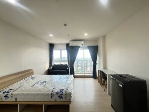 PFD-09192 Condo for rent Supalai Veranda Sukhumvit 117, beautiful room, decorated, ready to move in, near BTS Pu Chao 🏙️