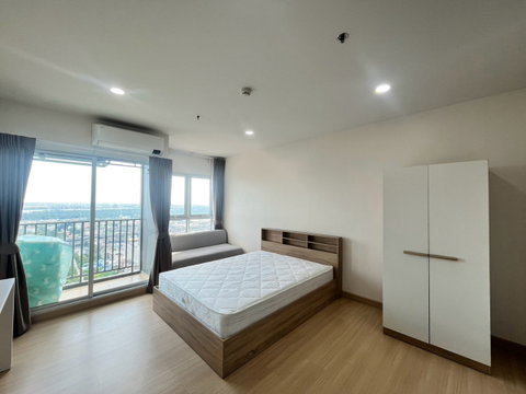 PFD-09191 Condo for rent Supalai Veranda Sukhumvit 117, beautiful room, decorated, ready to move in, near BTS Pu Chao 🏙️