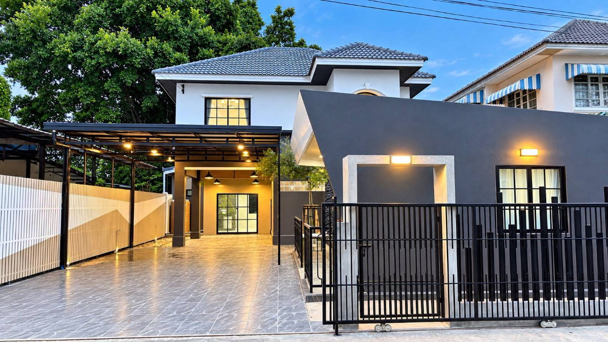 รูป บ้านหลังใหญ่ รีโนเวทใหม่ ทำเลดี กว้างขวาง ราคาถูก ตกแต่งอย่างดี หมู่บ้าน ทรัพย์ไพศาล 107/122  ซอยเลียบวารี59 แขวงโคกแฝด เขตหนองจอก - รูปที่ 3/40
