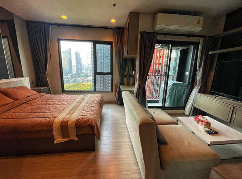 🚩 For Rent Condo LIFE ASOKE - RAMA 9 Building B, Floor 23,Studio, Room size 28 sqm