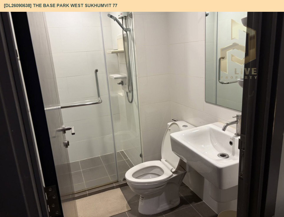 รูป DL26090638 ให้เช่าคอนโด เดอะ เบส พาร์ค เวสต์ สุขุมวิท 77 (The Base Park West Sukhumvit 77) ใกล้ BTS อ่อนนุช พร้อมเข้าอยู่ โทรด่วน 0653619502 LineID @952jdxxk - รูปที่ 9/11