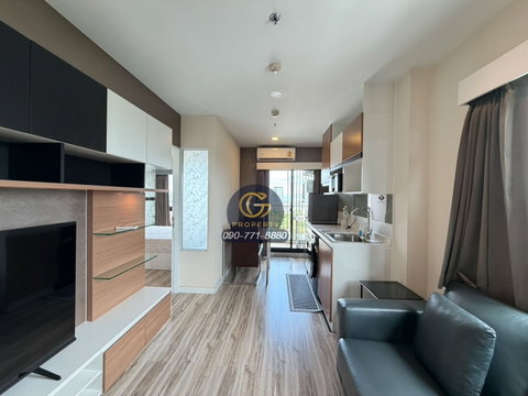 For rent: Plus Condo in Sri Racha, 1 bedroom, 33 square meters, 17th floor [New room, never rented out! ] Only 9,900/month 