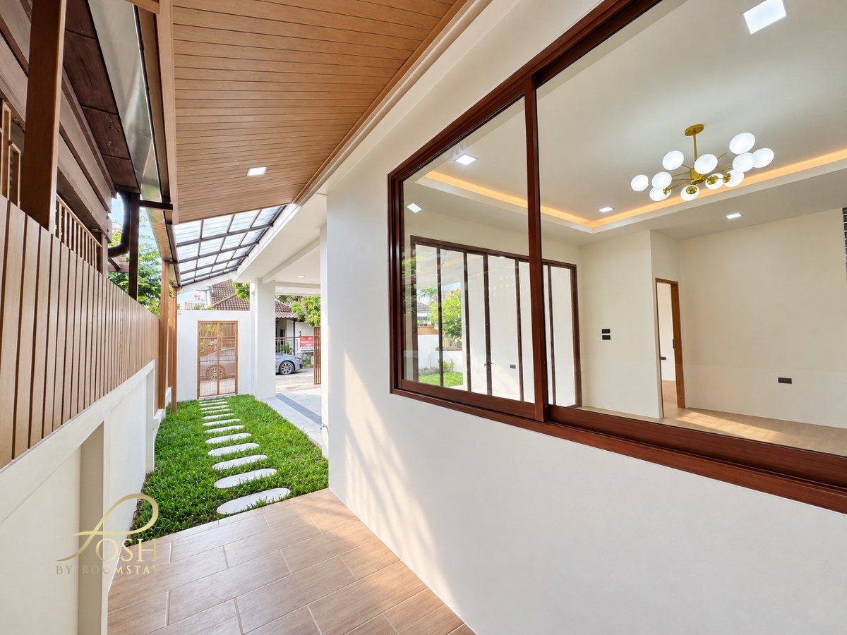 รูป ศรีสุชาติแกรนด์วิว 3 Srisuchart3 บ้านแฝดรีโนเวทใหม่ในสไตล์อบอุ่น มาพร้อมมุมสวนหน้าบ้าน ทำเลใกล้สามกอง รัษฎา บายพาส - รูปที่ 26/37