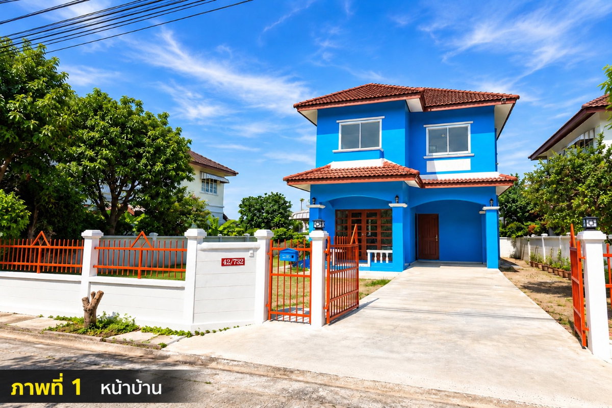 รูป ให้เช่าบ้านเดี่ยว 2 ชั้น หมู่บ้าน KC Garden Home 4 – นิมิตรใหม่ เพียง 9,000 บาท/เดือน ฿ 9,000/ด. - รูปที่ 1/6