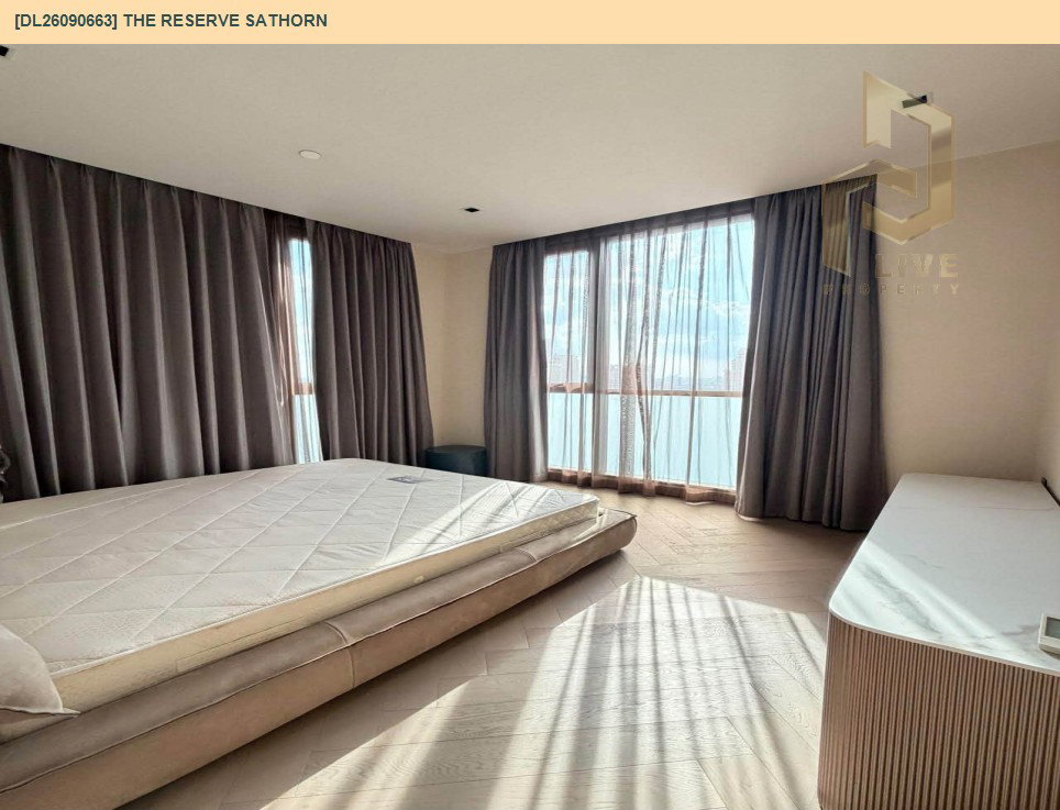 รูป DL26090663 ขายคอนโด เดอะ รีเซิร์ฟ สาทร (The Reserve Sathorn) ใกล้ BTS ช่องนนทรี พร้อมเข้าอยู่ โทรด่วน 0614453194 LineID @952jdxxk - รูปที่ 16/21