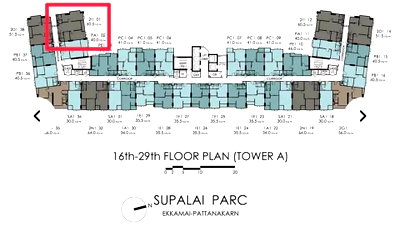 Condos for sale : RARE CORNER UNIT FOR SALE – OWNER DIRECT Supalai Parc Ekkamai–Pattanakarn | Bangkok