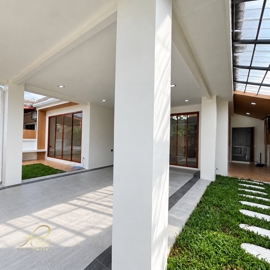 รูป ศรีสุชาติแกรนด์วิว 3 Srisuchart3 บ้านแฝดรีโนเวทใหม่ในสไตล์อบอุ่น มาพร้อมมุมสวนหน้าบ้าน ทำเลใกล้สามกอง รัษฎา บายพาส - รูปที่ 2/37