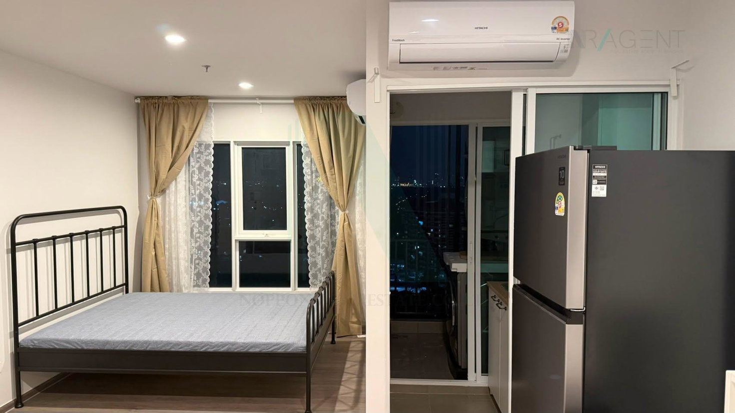 รูป 🚩 ให้เช่าคอนโด รีเจ้นท์ โฮม บางนา อาคาร C ชั้น 21 สตูดิโอ ขนาด 28.00 ตรม ใกล้ BTS บางนา - รูปที่ 5/8