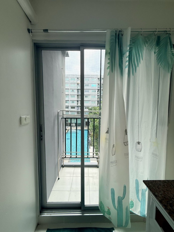 รูป ให้เช่า ดีคอนโด รามอินทรา วิวสระ ทำเลดี ใกล้MRTมัยลาภ ห้องสวย เฟอร์นิเจอร์ครบ 7,000/เดือน - รูปที่ 8/12