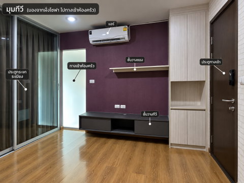 Hallmark Chaengwattana for Sale | Corner Unit, 7th Floor | Open City View | Large Corner Windows | Near Pink Line MRT | Fully Furnished