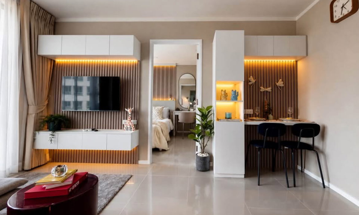 รูป คอนโดลุมพินี วงอมาตย์ พัทยา ห้องสวยตกแต่งใหม่ทั้งหมด - รูปที่ 4/8