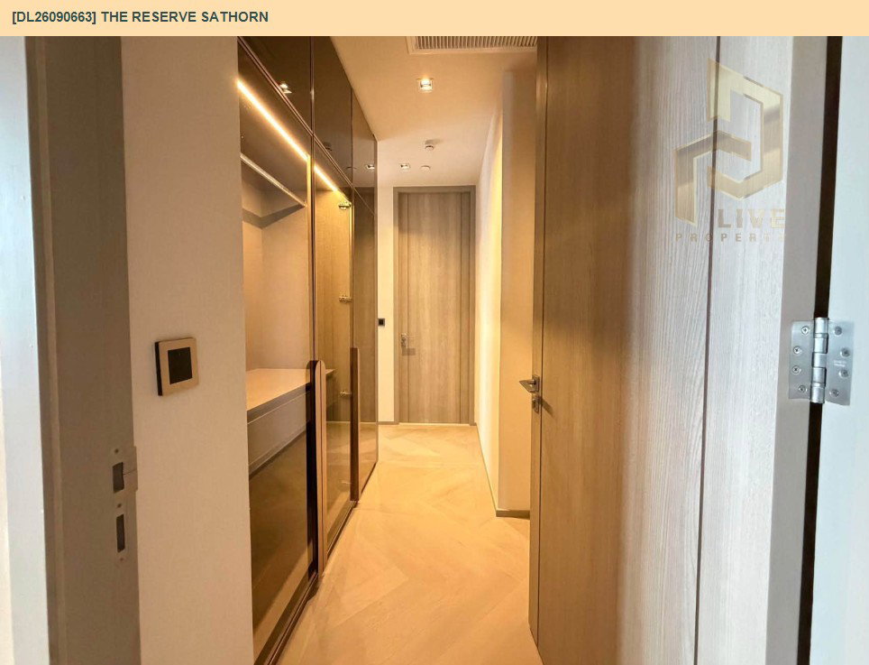 รูป DL26090663 ขายคอนโด เดอะ รีเซิร์ฟ สาทร (The Reserve Sathorn) ใกล้ BTS ช่องนนทรี พร้อมเข้าอยู่ โทรด่วน 0614453194 LineID @952jdxxk - รูปที่ 13/21