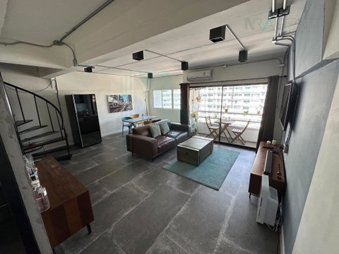 🎉 For Rent Condo THONGLOR TOWER Building 1, Floor 17,Duplex 2 bed room, Room size 100 sqm