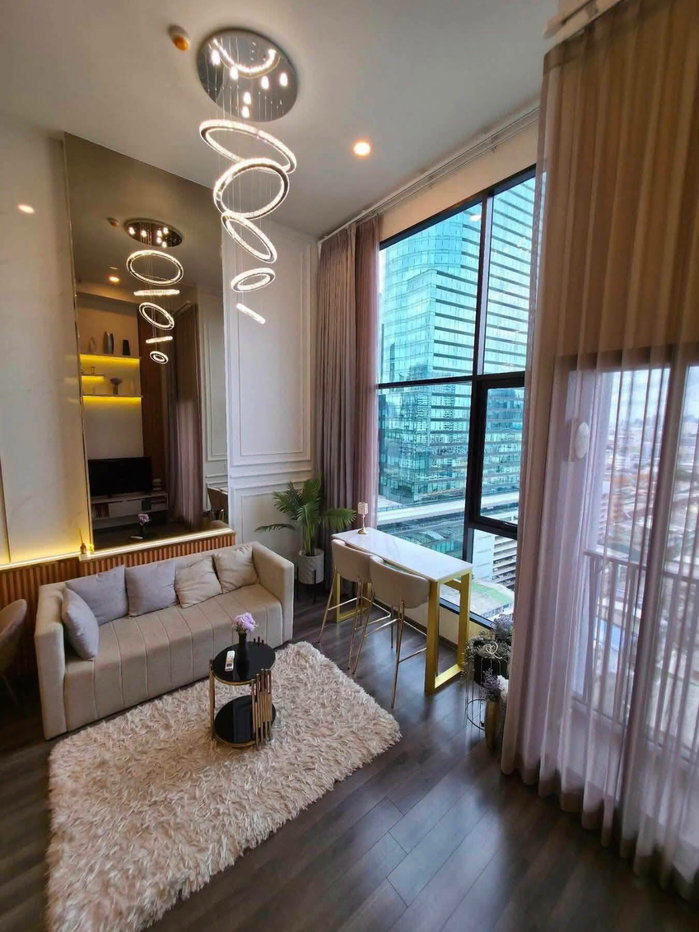 รูป ✨ KnightsBridge Space Rama 9 | Duo Space 44.94 ตร.ม. | เพดานสูง 2 ชั้น | ชั้น 14 🌆 - รูปที่ 9/10