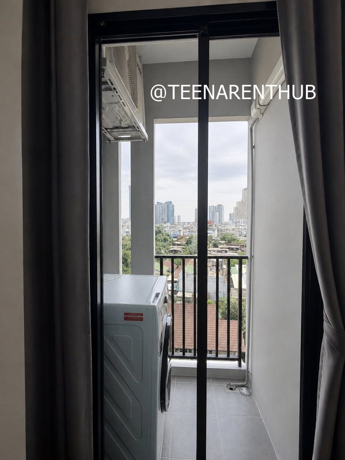 รูป เช่าคอนโดสาทรเจริญนคร เช่า FLEXI Sathorn Charoennakorn Phase 2 (1 นอน แบบกั้น) เฟล็กซี่ สาทร เจริญนคร 🟢 ว่าง @teenarenthub - รูปที่ 8/9