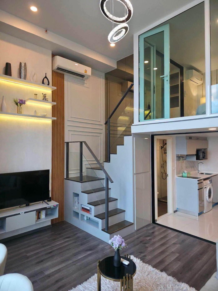 รูป ✨ KnightsBridge Space Rama 9 | Duo Space 44.94 ตร.ม. | เพดานสูง 2 ชั้น | ชั้น 14 🌆 - รูปที่ 5/10