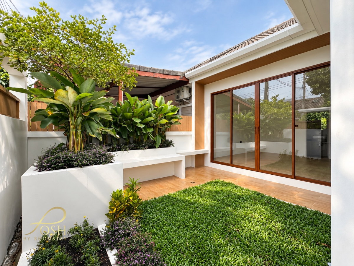 รูป ศรีสุชาติแกรนด์วิว 3 Srisuchart3 บ้านแฝดรีโนเวทใหม่ในสไตล์อบอุ่น มาพร้อมมุมสวนหน้าบ้าน ทำเลใกล้สามกอง รัษฎา บายพาส - รูปที่ 32/37