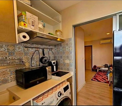 AA713395 | 1 Bed | 1 Bath | Kasetsart University BTS | 32.68sqm | THB 12,000/mo | Fl.5 — Metroluxe Kaset Bangkok