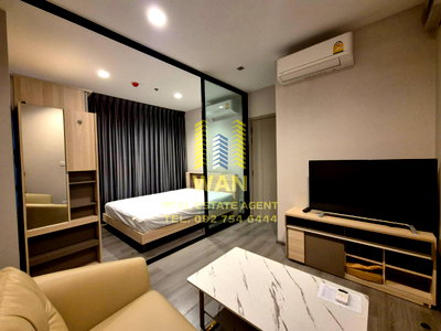 คอนโดให้เช่า : ให้เช่าคอนโด The  politan rive ชั้น 45 ขนาด 25 ตร.ม. วิวแม่น้ำ ครบพร้อมอยู่ ราคาประหยัด