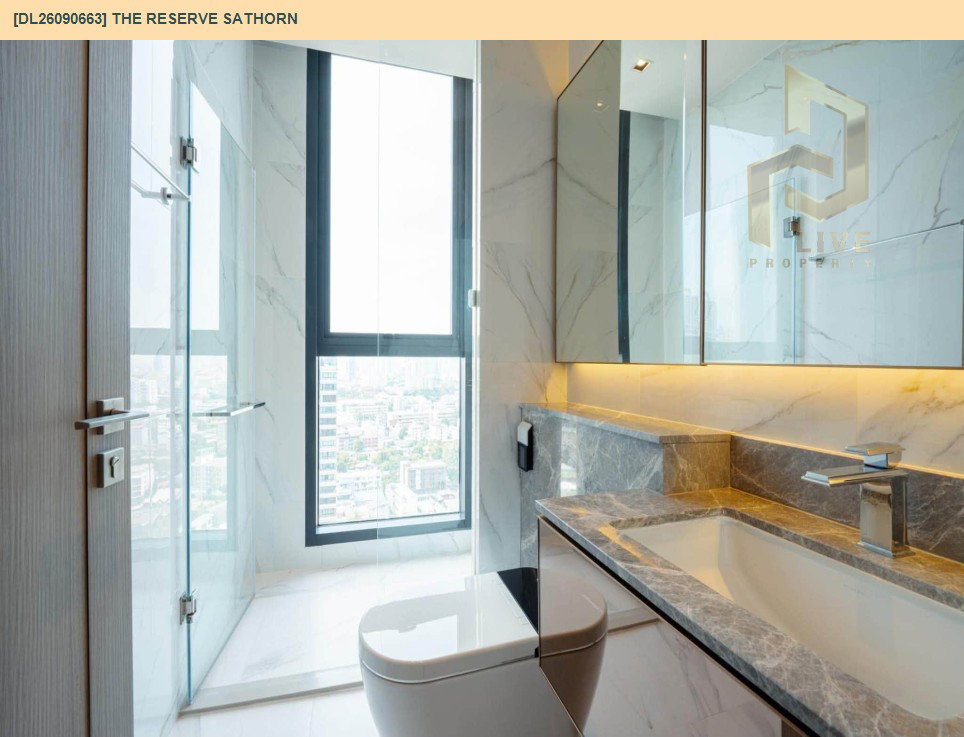 รูป DL26090663 ขายคอนโด เดอะ รีเซิร์ฟ สาทร (The Reserve Sathorn) ใกล้ BTS ช่องนนทรี พร้อมเข้าอยู่ โทรด่วน 0614453194 LineID @952jdxxk - รูปที่ 18/21