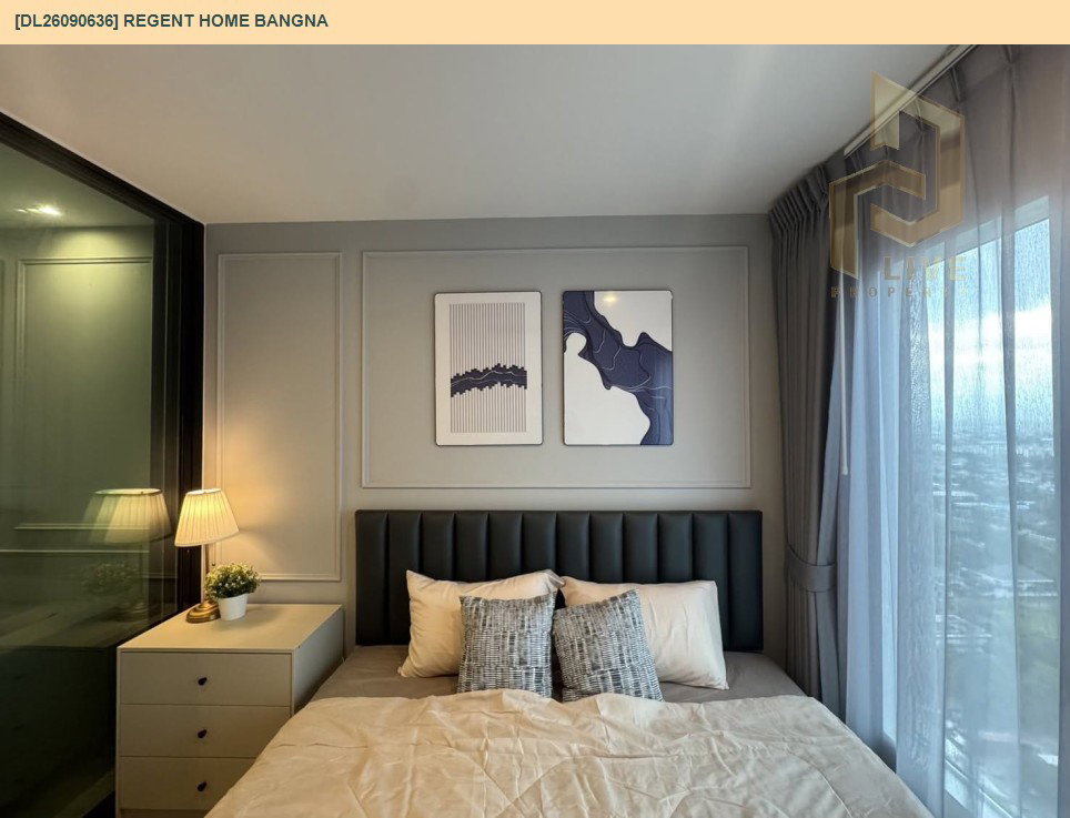 รูป DL26090636 ให้เช่าคอนโด รีเจ้นท์ โฮม บางนา (Regent home bangna) ใกล้ BTS บางนา พร้อมเข้าอยู่ โทรด่วน 0614453194 LineID @952jdxxk - รูปที่ 3/9