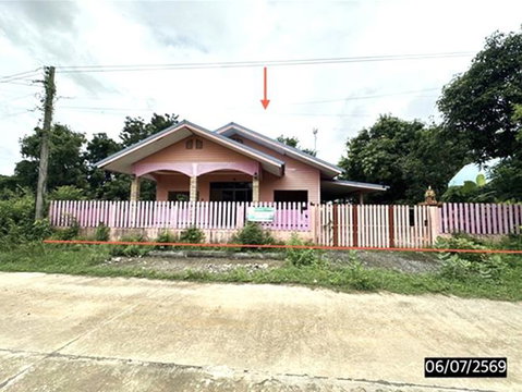 บ้านเดี่ยว 75 ตร.วา ธวัชบุรี ร้อยเอ็ด 1.8M