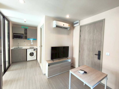 PFD-08652 Condo for rent, Aspire Erawan Prime, great city view room. Fully furnished, ready to move in, next to BTS Chang Erawan 🏙️✨