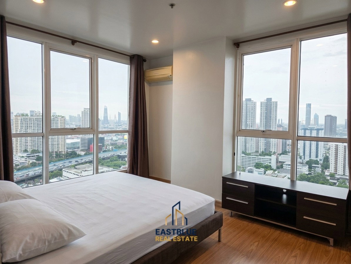รูป 🔥🔥ให้เช่า เพียง 23,000 บาทThe Complete Narathiwas 2 ห้องนอน 60 ตร.ม. ชั้นสูง วิวแม่น้ำ ใกล้ BRT ถนนจันทน์ 100 ม. - รูปที่ 3/11